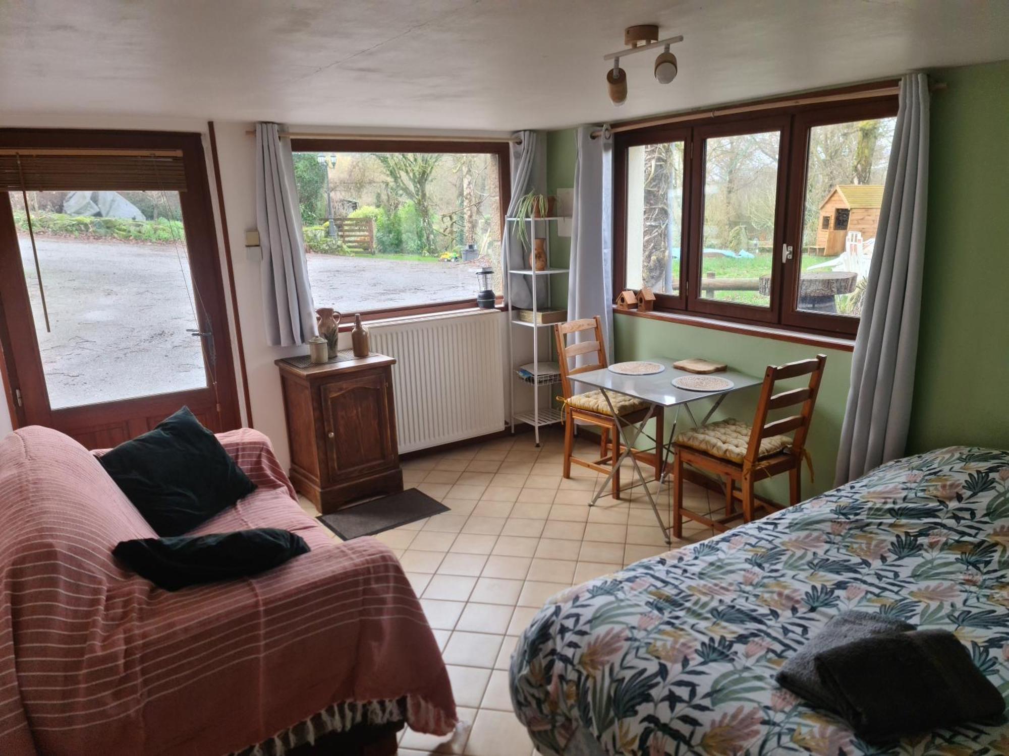 Chambre A La Ferme, Les Vergers Du Muscardin Breel Exterior photo